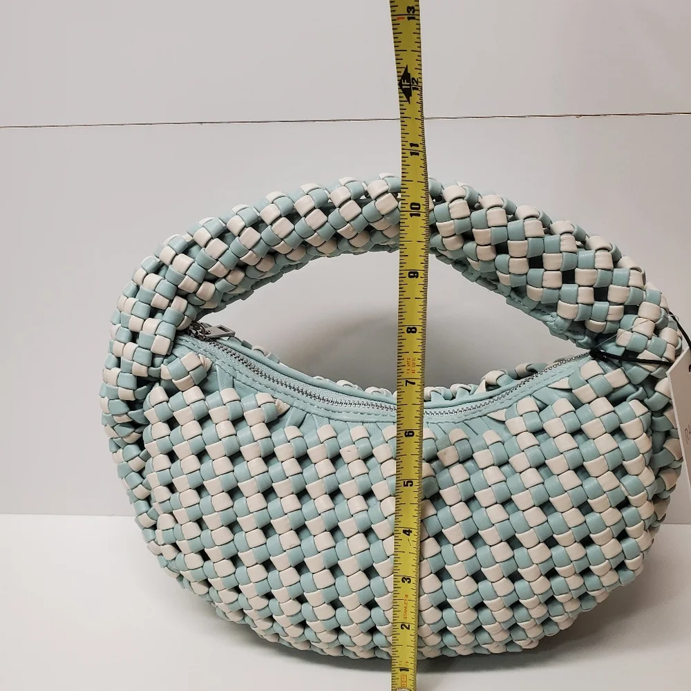 Rachel zoe woven handbag top handle